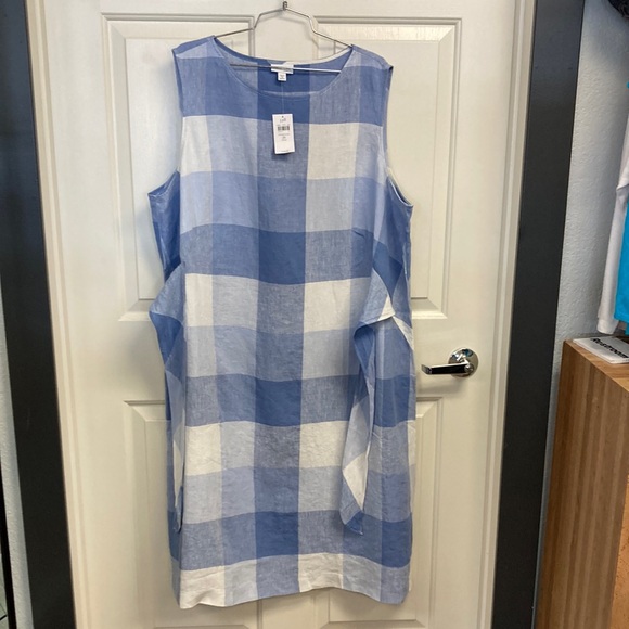 J. Jill Linen Dress NWT Size 3X - Picture 3 of 8